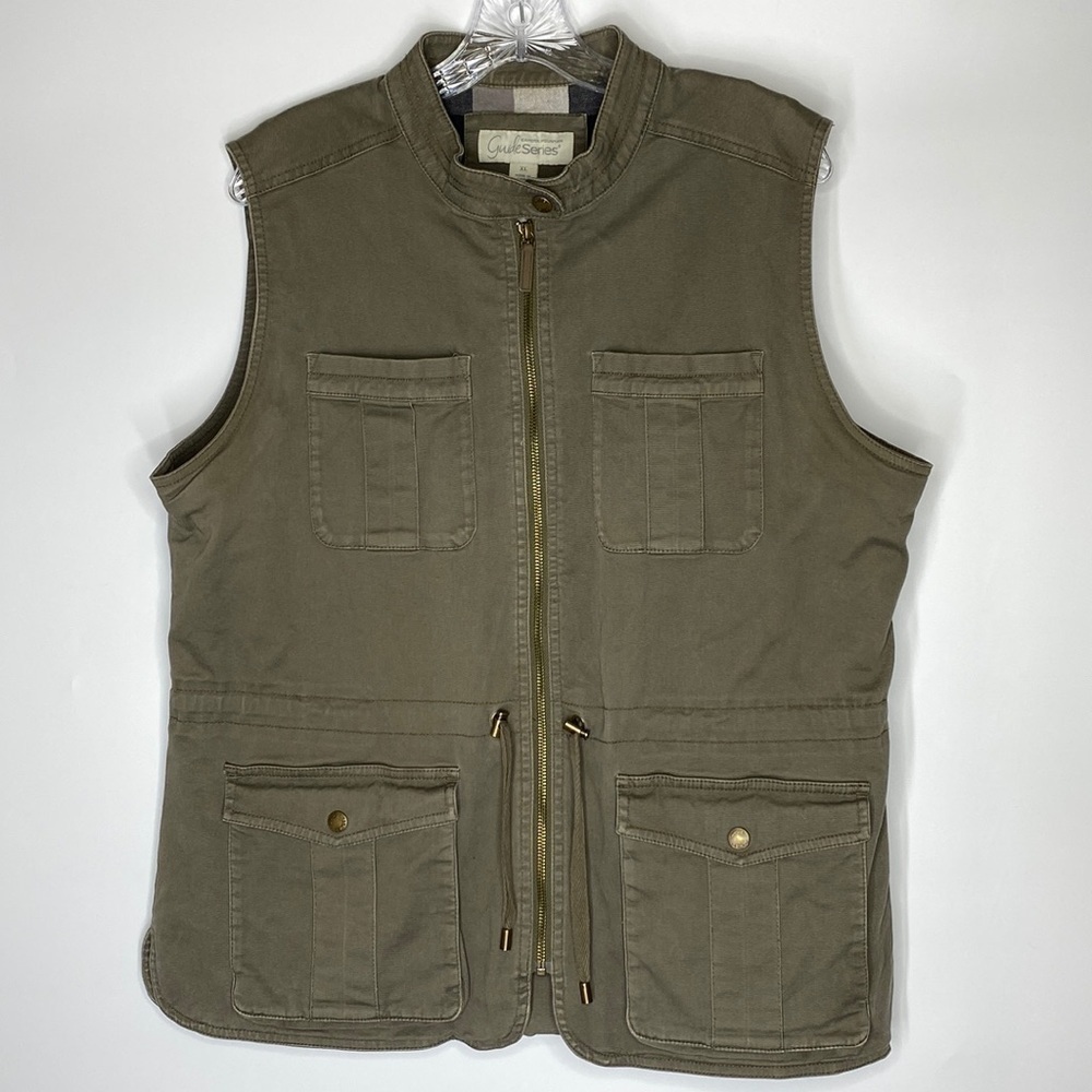 Gander Mountain Guide Series Green Adventure Hiking Safari Vest XL